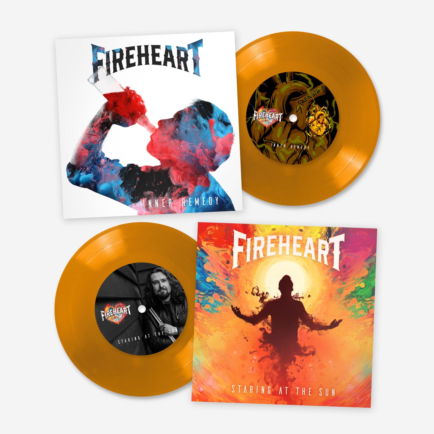 Fireheart STRENGTH Double A Side 7" Vinyl Single - Pre Order image 0