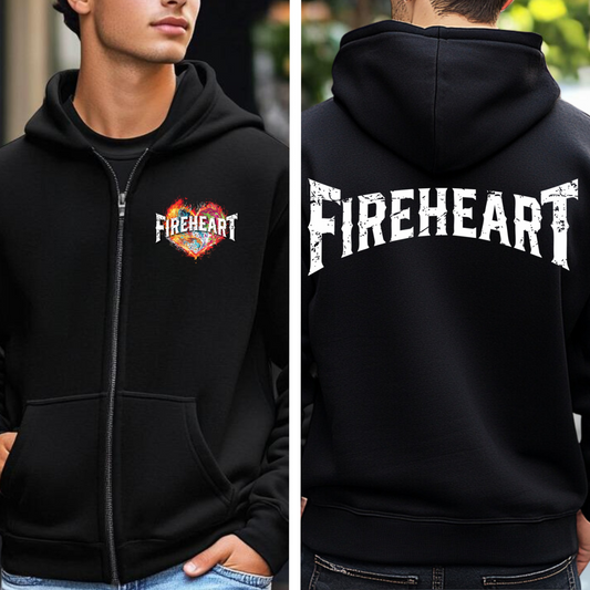 Fireheart 5 Hearts Hoodie