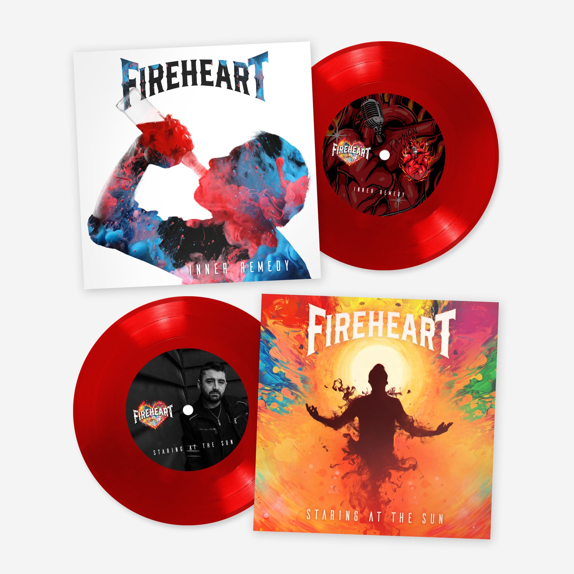 Fireheart PASSION Double A Side 7" Vinyl Single - Pre Order image 0